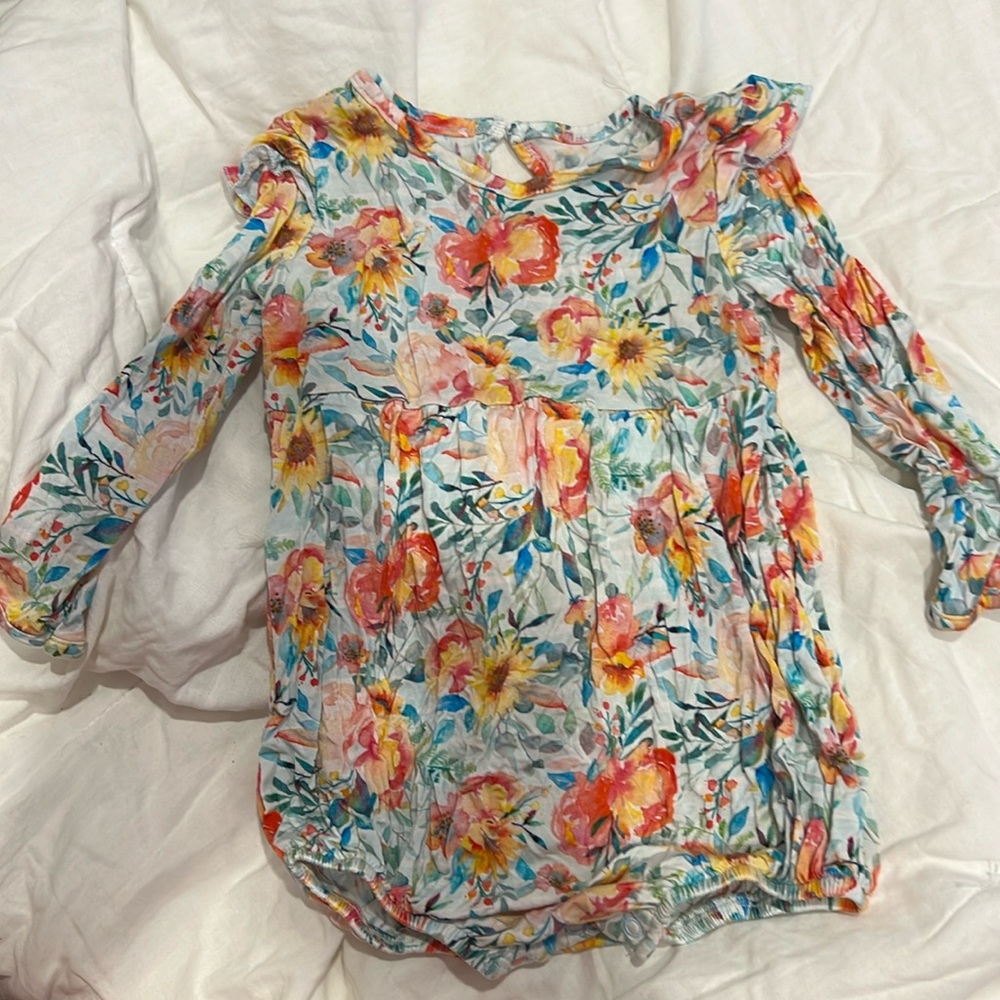 GUC Birdie Bean Bamboo Romper 3T